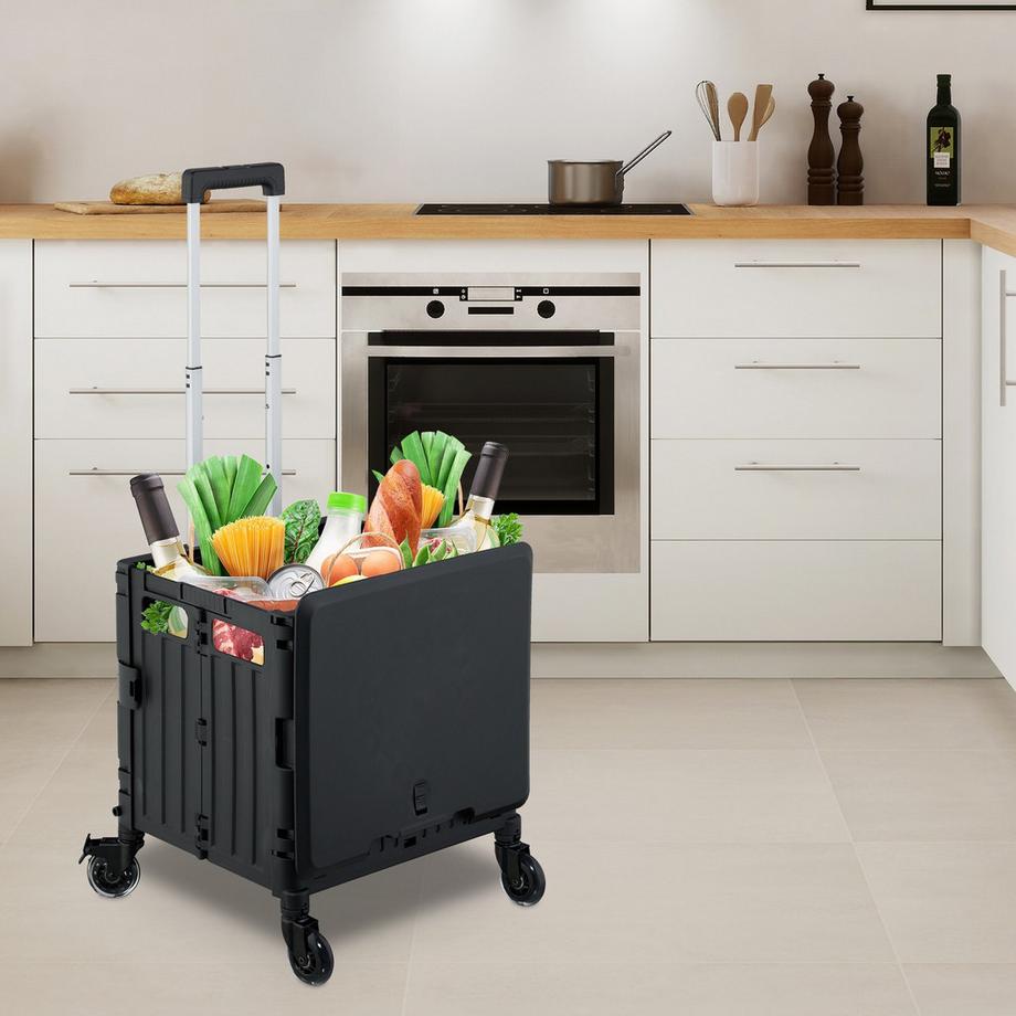 Northix Chariot de courses avec capot  