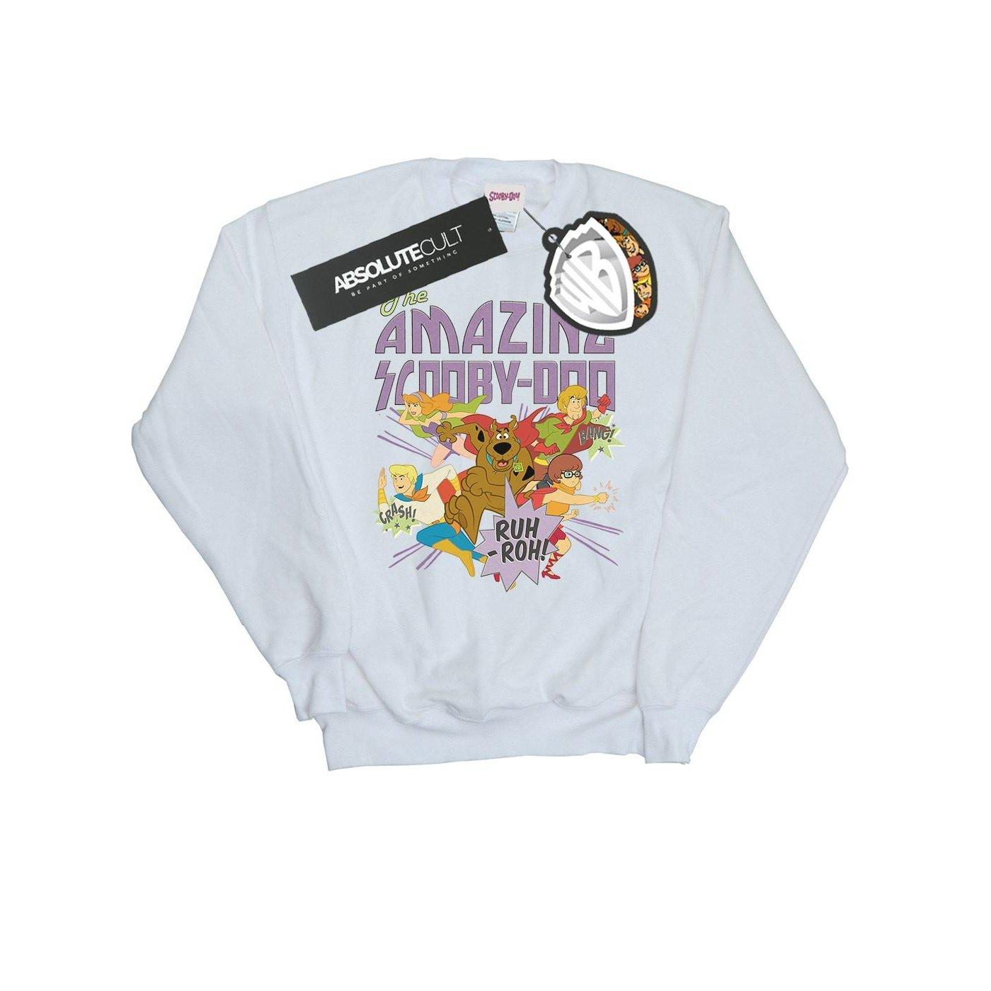 Image of The Amazing Scooby Sweatshirt Herren Weiss XL