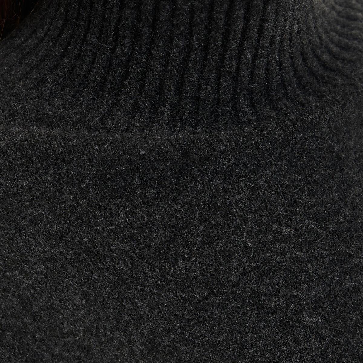 La Redoute Collections Robe droite tricotée à manches longues  