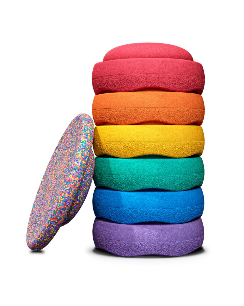 Image of Rainbow bundle 6 + 1 board confetti Multicolor