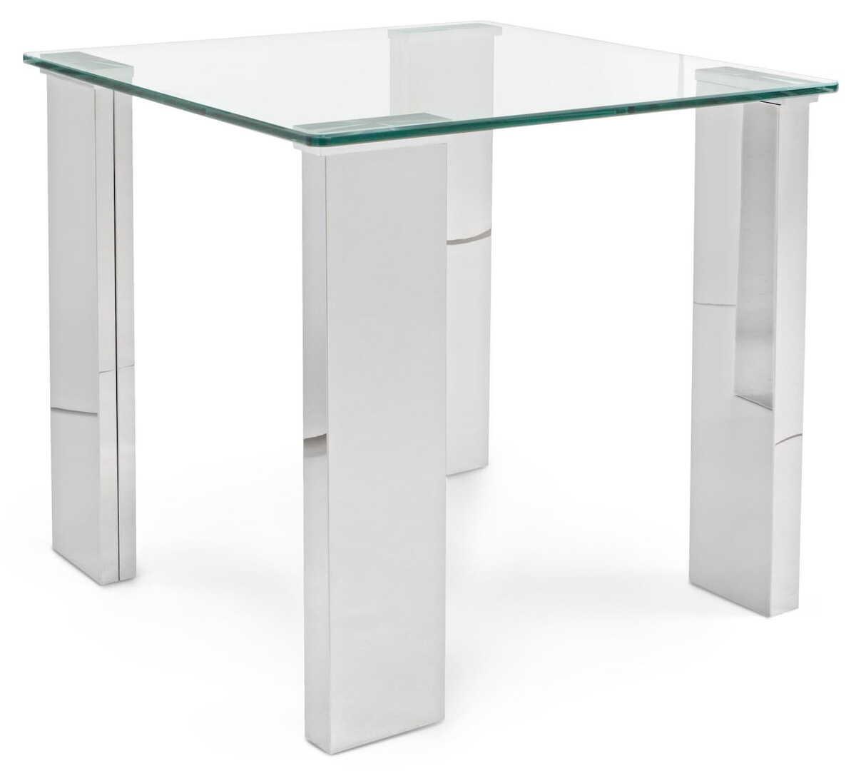 mutoni Table d&#039;appoint New Arley acier 55x55  