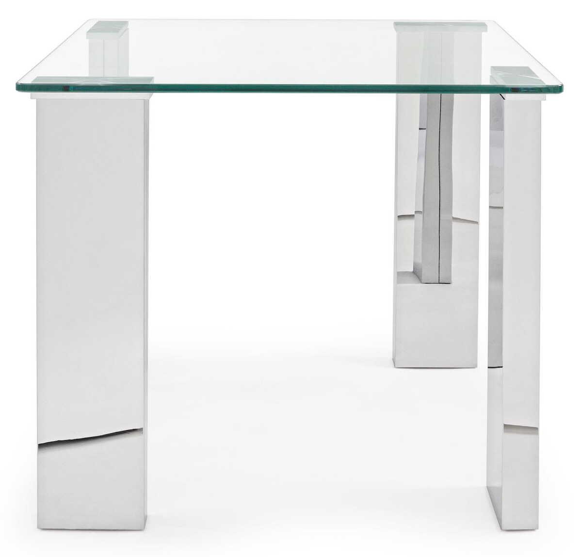 mutoni Table d&#039;appoint New Arley acier 55x55  