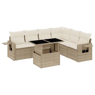 VidaXL set divano da giardino Polirattan  