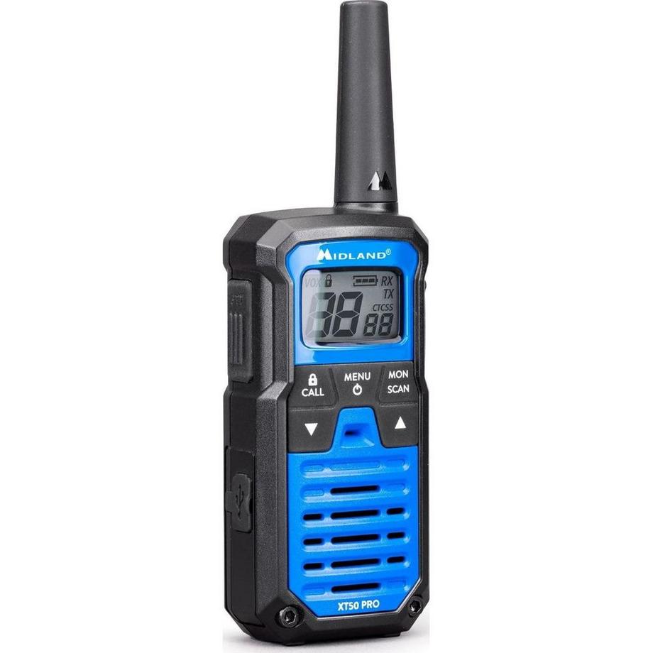 Midland  MIDLAND Walkie Talkie XT50 Pro Duo Schwarz/Blau 