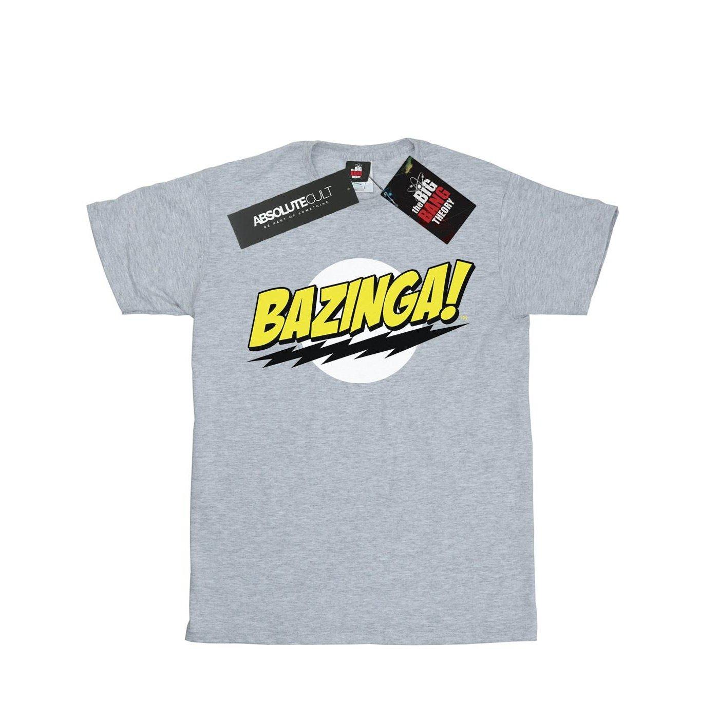 Image of Bazinga Tshirt Damen Grau S