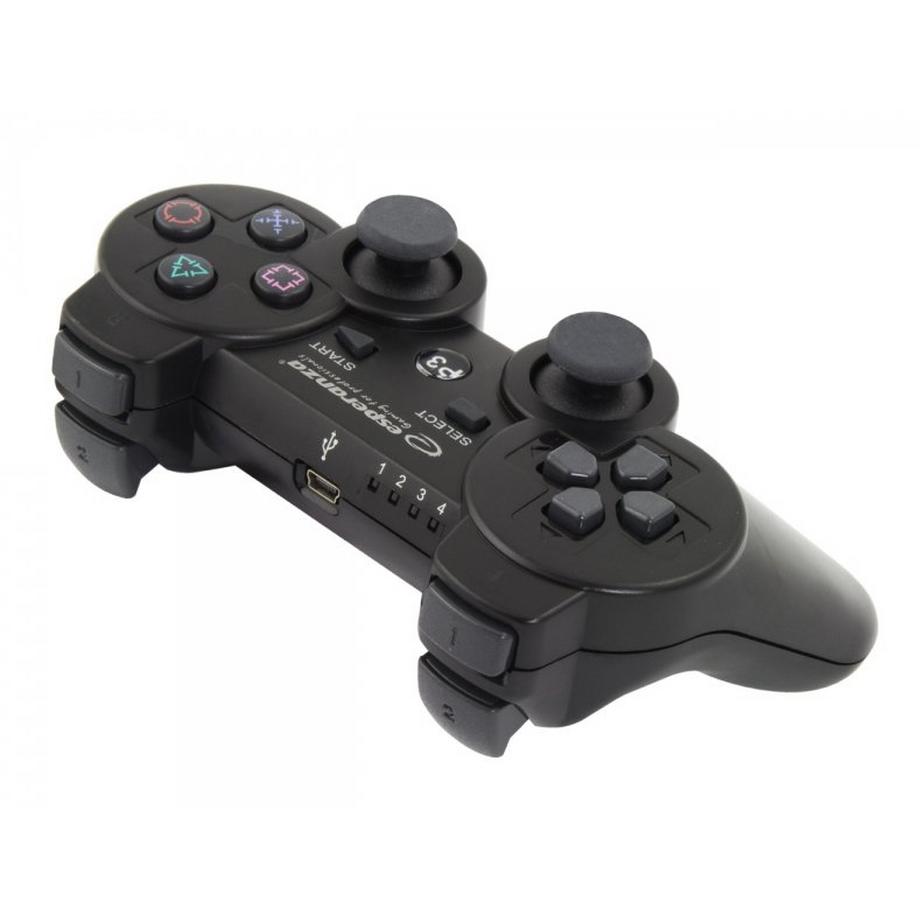 eStore  Esperanza - Gamepad Bluetooth per PS3, GX700 - nero 