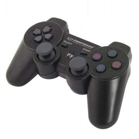 eStore  Esperanza - Gamepad Bluetooth per PS3, GX700 - nero 