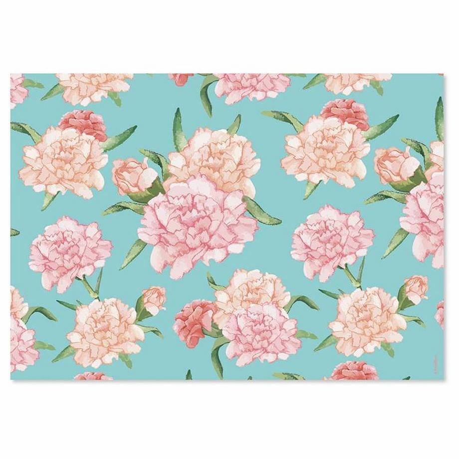 trendform Papiertischset FLOWERY 4 Sujets à 12 Blatt  