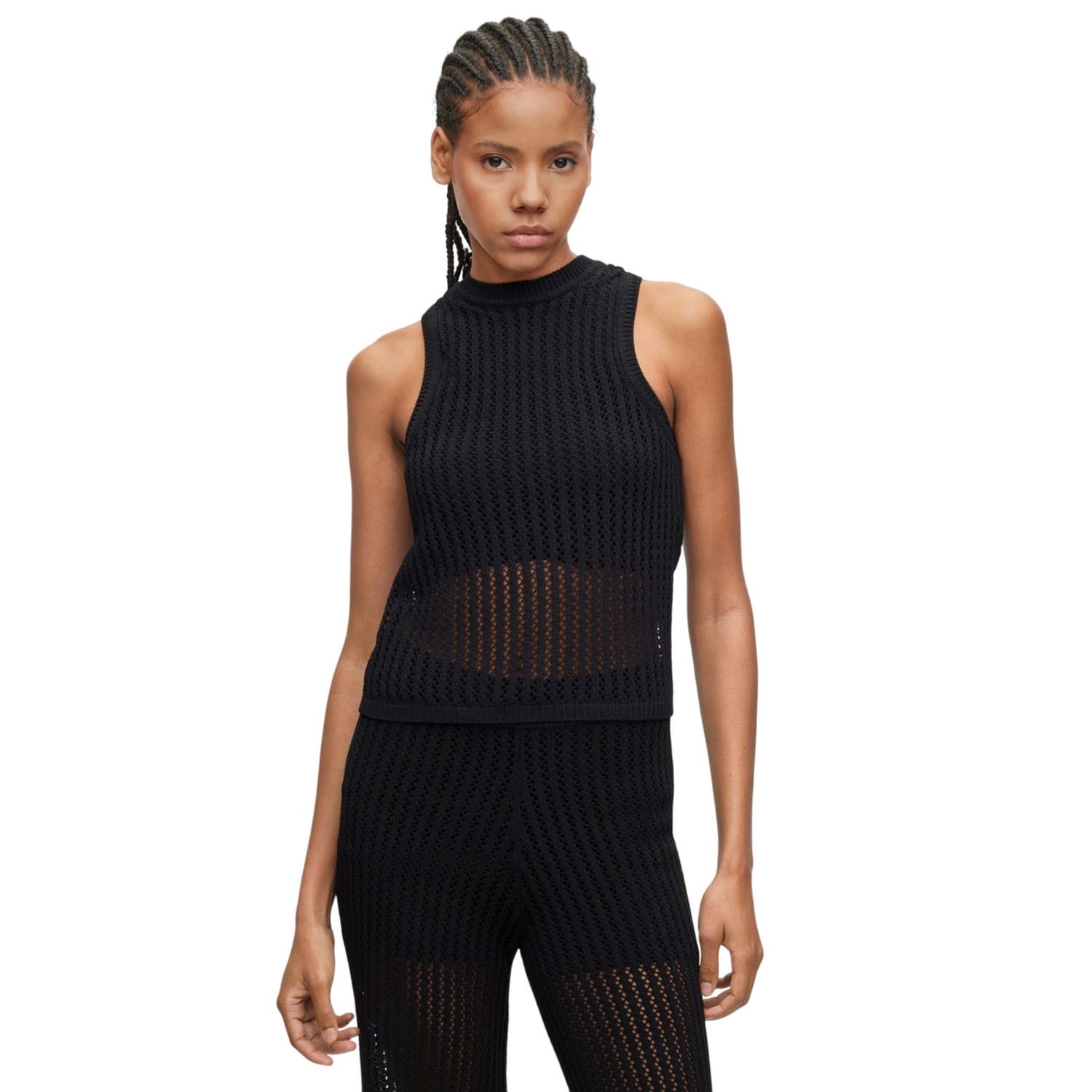 HUGO Slonisa Top senza maniche a collo alto  