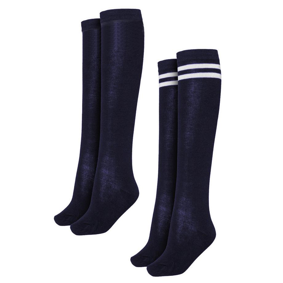URBAN CLASSICS Chaussettes montantes College Lot de 2  