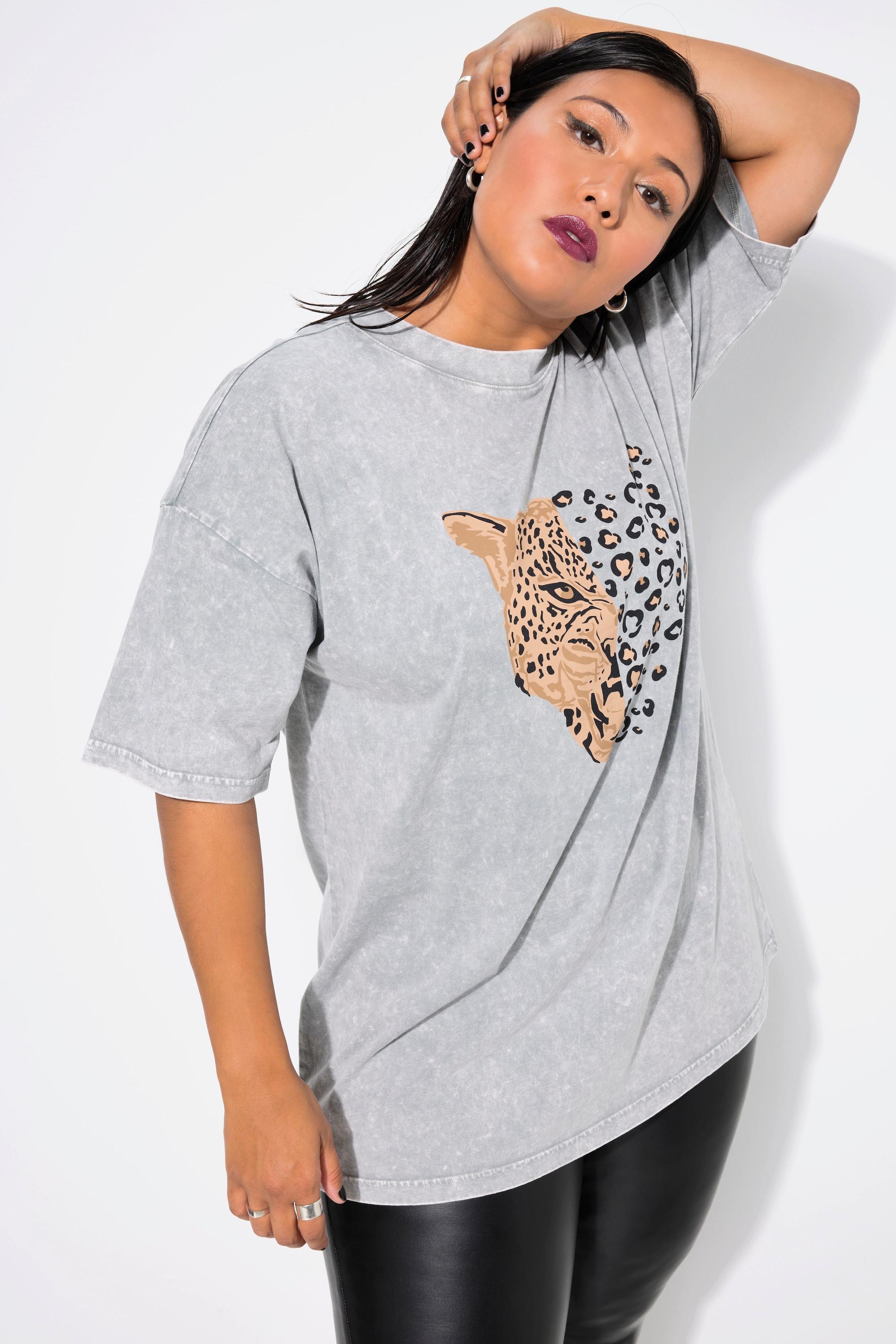 Studio Untold  T-Shirt, oversized, Animalhead-Print 