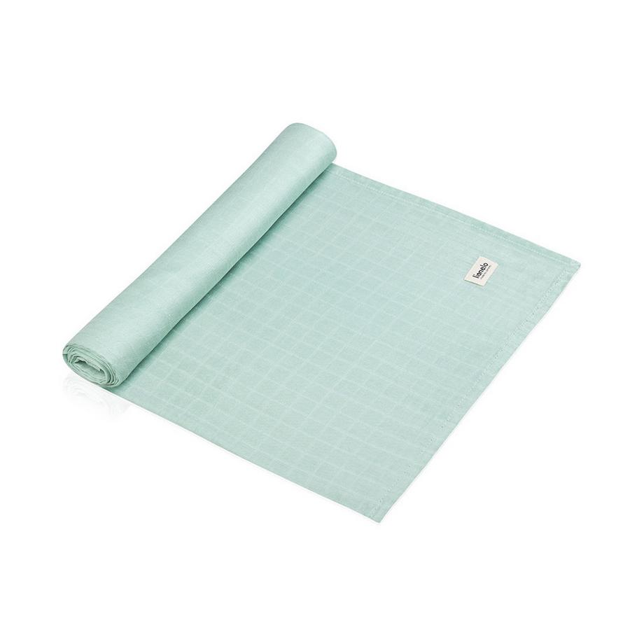 Lionelo  Tissu à langer pour bébé en bambou Bamboo Swaddle Green Mint 