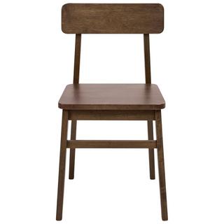 Beliani Lot de 2 chaises de salle à manger en Bois d'hévéa Traditionnel GORRE  