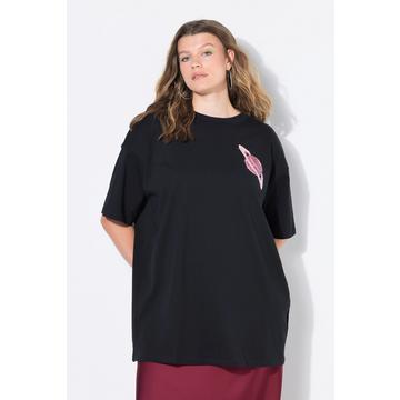 T-shirt dal taglio oversize con pianeta