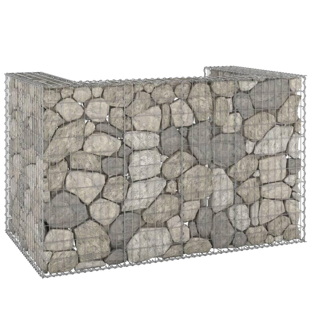 VidaXL Mur de gabion acier  