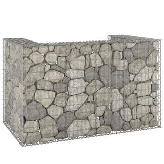 VidaXL Mur de gabion acier  