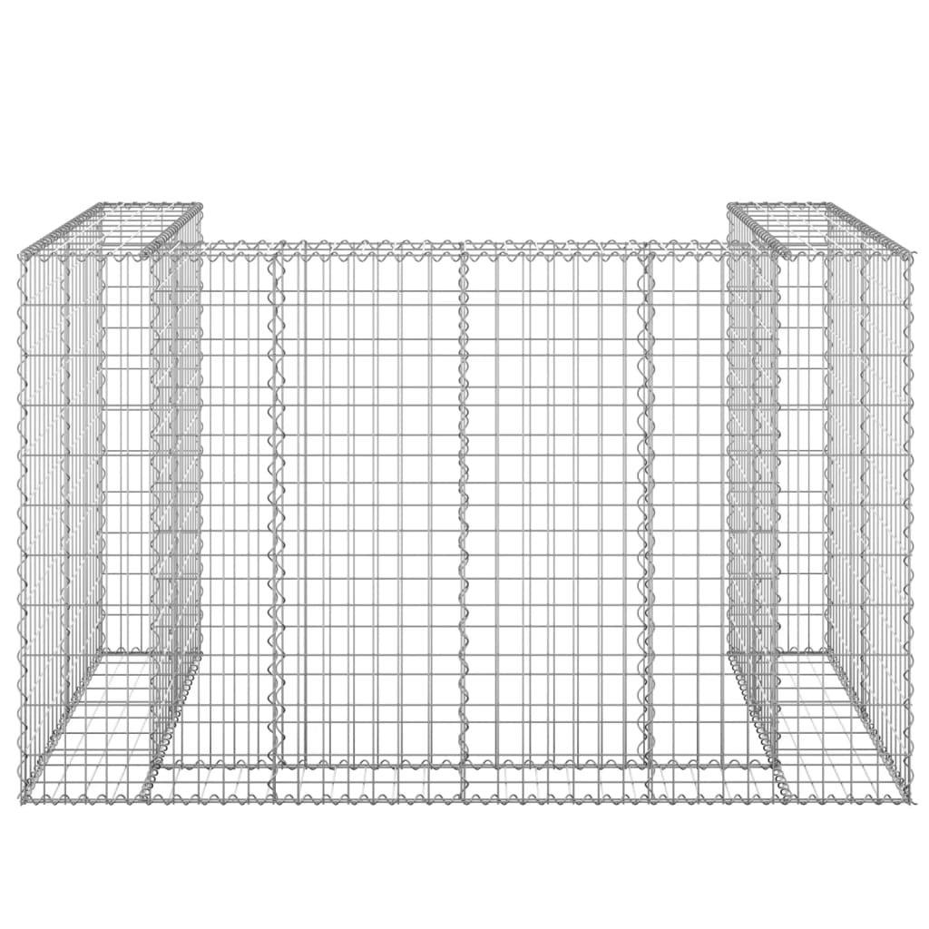 VidaXL Mur de gabion acier  