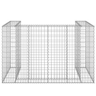 VidaXL Mur de gabion acier  