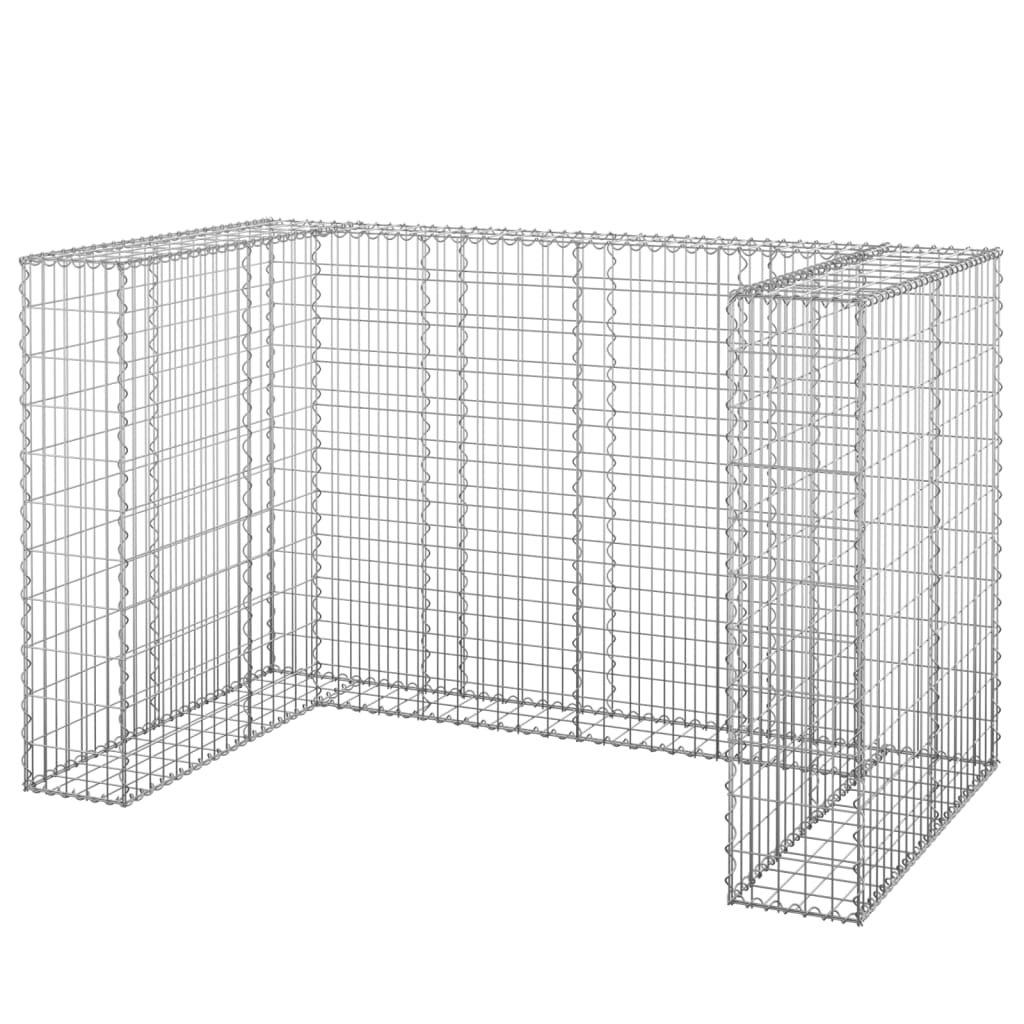 VidaXL Mur de gabion acier  