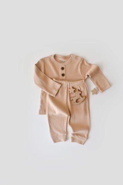 BabyCosy Organic  Set Pantalon et T-shirt à manches longues 