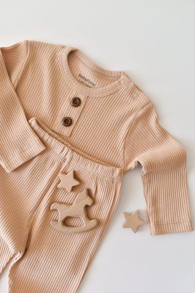 BabyCosy Organic  Set Pantalon et T-shirt à manches longues 