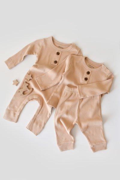 BabyCosy Organic  Set Pantalon et T-shirt à manches longues 