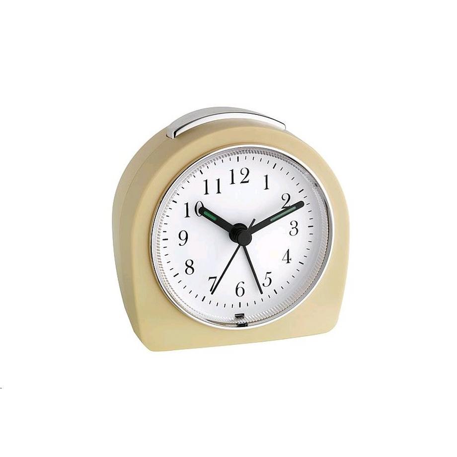 TFA  Retro 60.1021.09 beige - Analog-Quarzwecker 