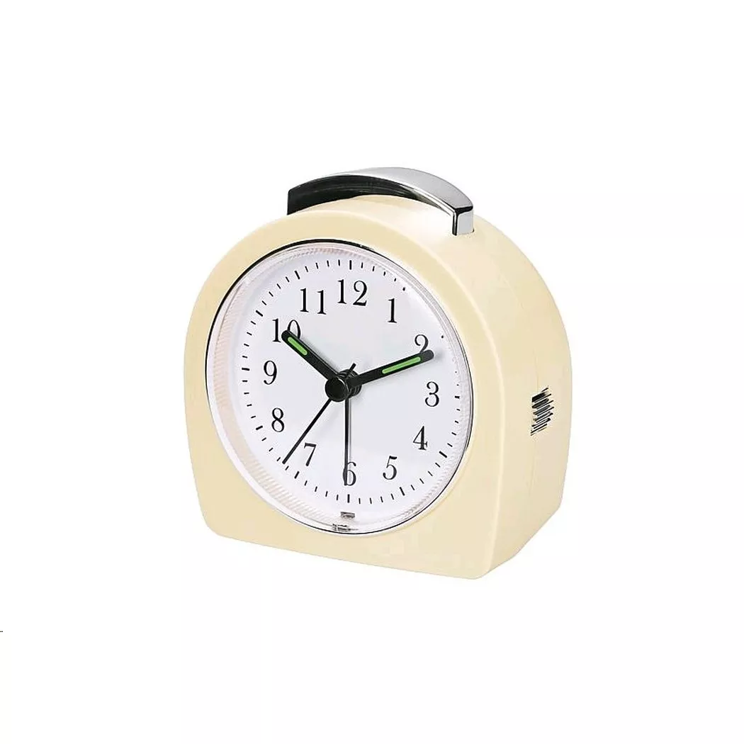 TFA - Retro 60.1021.09 beige Analog-Quarzwecker