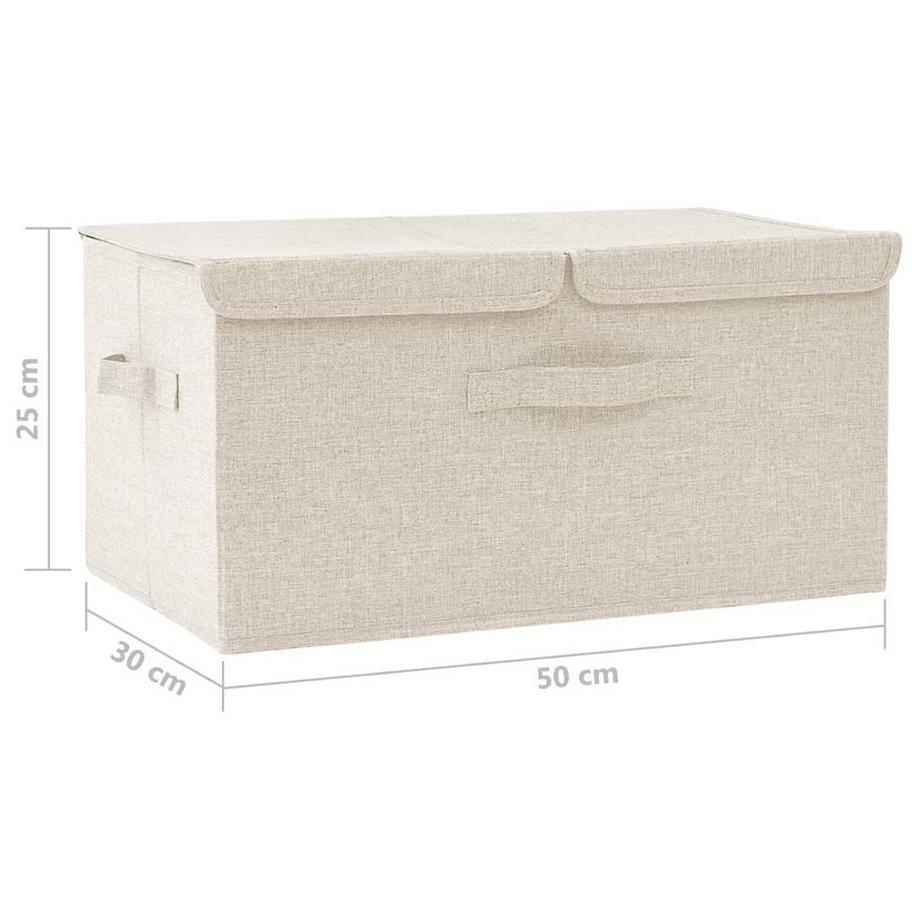 VidaXL Boîte de rangement tissu  