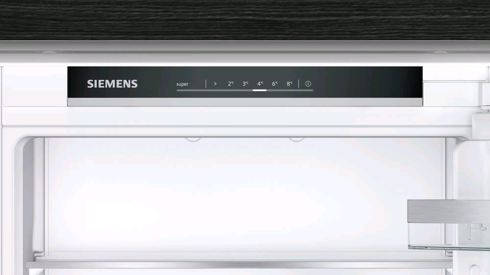 Siemens KI86NVSE0 - Einbau-Kühl-Gefrier-Kombination mit Gefrierbereich unten, 177.2 x 54.1 cm Schlep  
