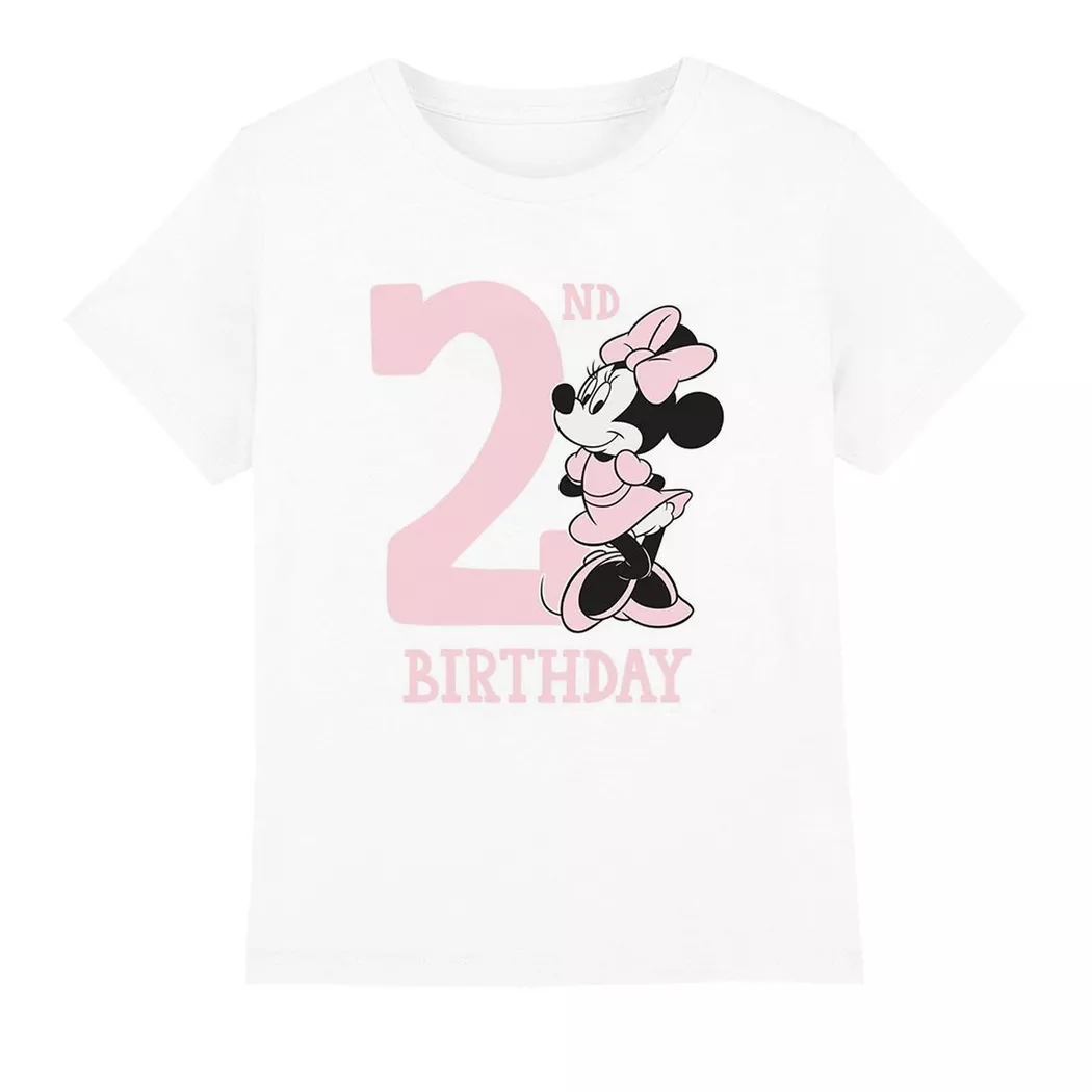 Disney - TShirt 2 Geburtstag, 104, Weiss