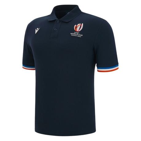 macron  polo piqué rwc france 2023 