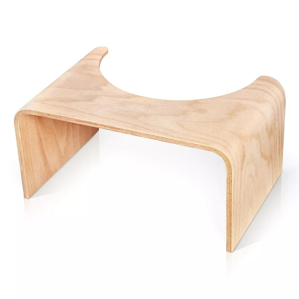 Well Care - Toilettenhocker Holz Natur, One Size, Braun