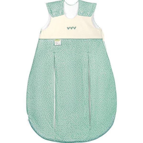 Image of Schlafsack Prima Klima Jersey Little Hearts Deep Forest 70 Cm Unisex Waldgrün