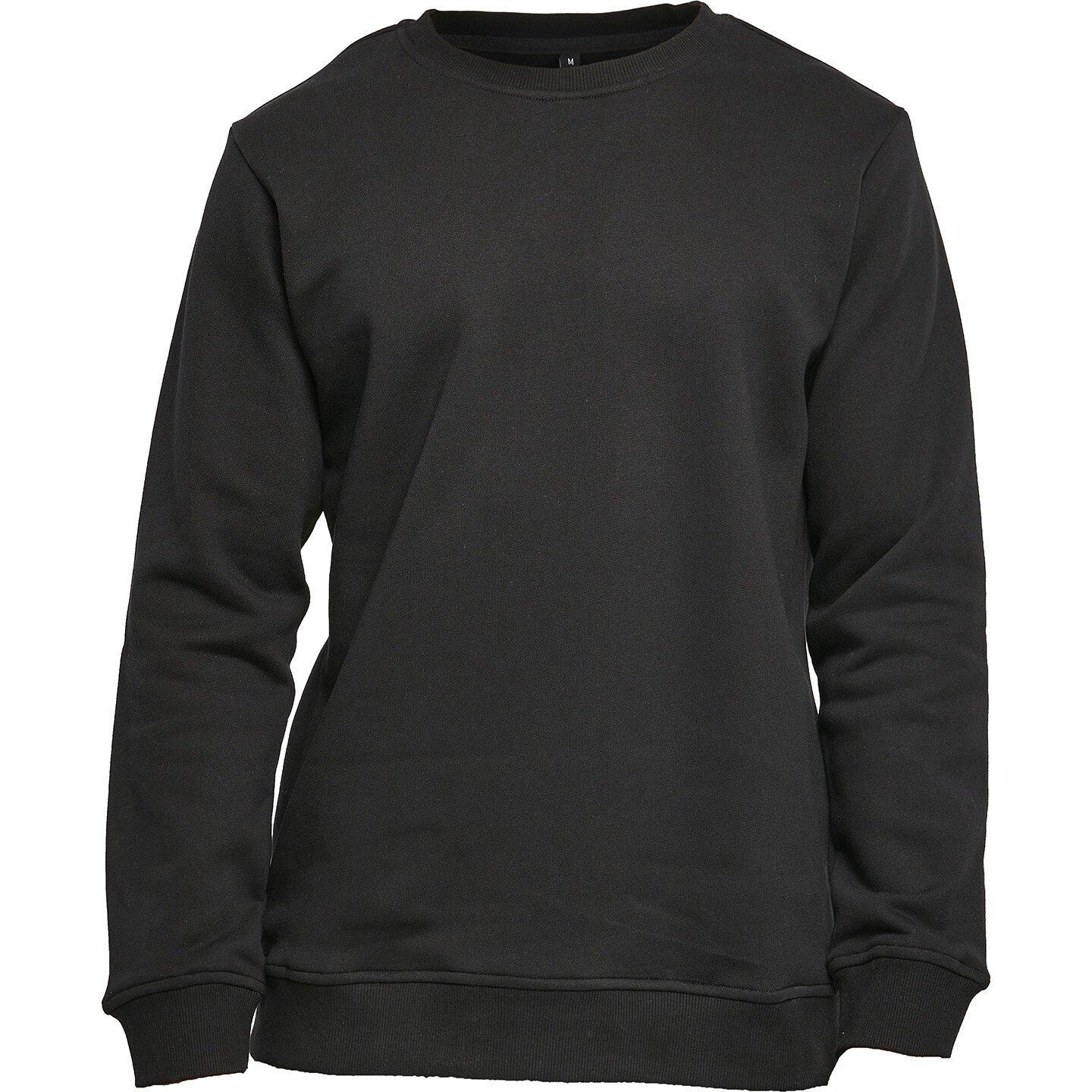 Image of Basic Sweatshirt Herren Schwarz 5XL