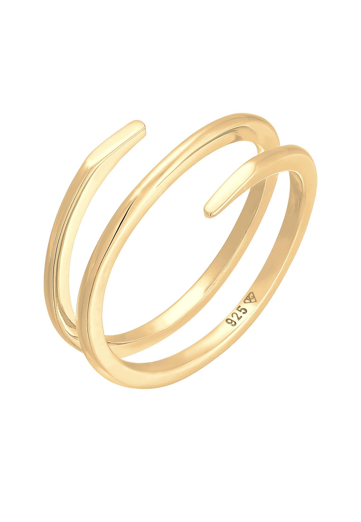 Image of Ring Wickeldesign Damen Gold 58mm