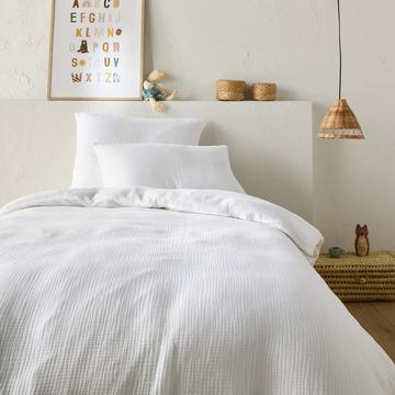 Kinder-Duvetbezug Kumla aus Baumwoll-Musselin