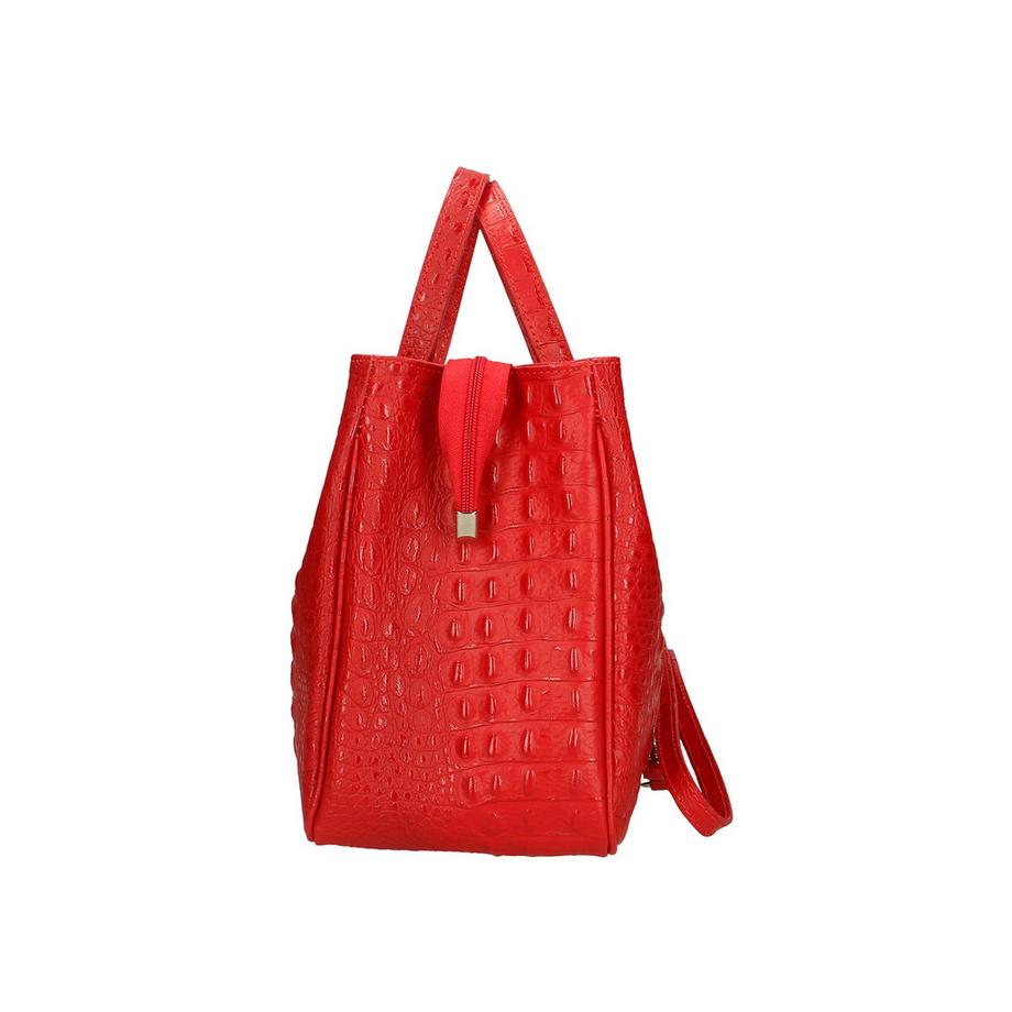 Chiara Ferretti Borsa Ascoli con texture a coccodrillo  