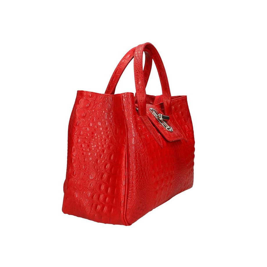 Chiara Ferretti Borsa Ascoli con texture a coccodrillo  