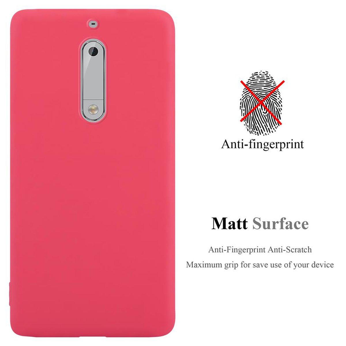 Cadorabo  Housse compatible avec Nokia 5 2017 - Coque de protection en silicone TPU flexible 