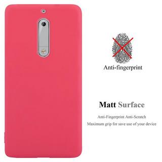 Cadorabo  Housse compatible avec Nokia 5 2017 - Coque de protection en silicone TPU flexible 