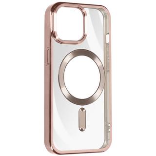 Avizar  Coque MagSafe iPhone 15 Pro Souple Rose 