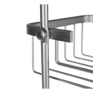 Malatec Wandmontiertes Duschregal – Silber  