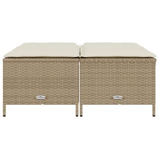 VidaXL  Gartenhocker poly-rattan 