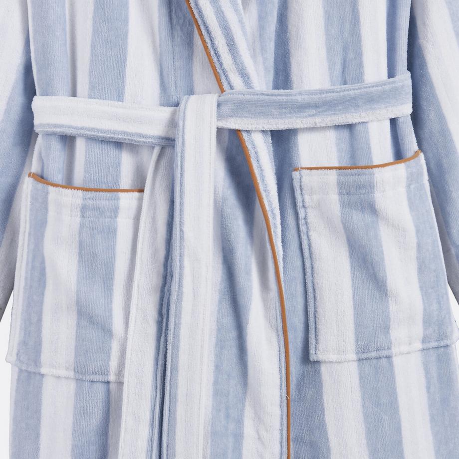 La Redoute Intérieurs Dani Peignoir Rayé Col Châle  