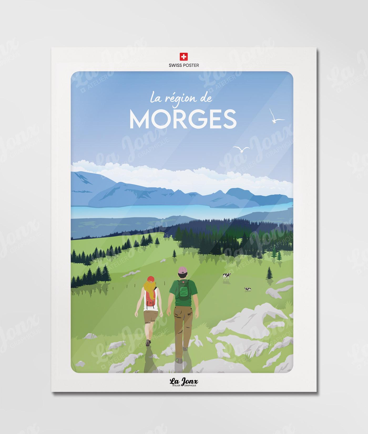 La-Jonx Morges, la région - Poster  