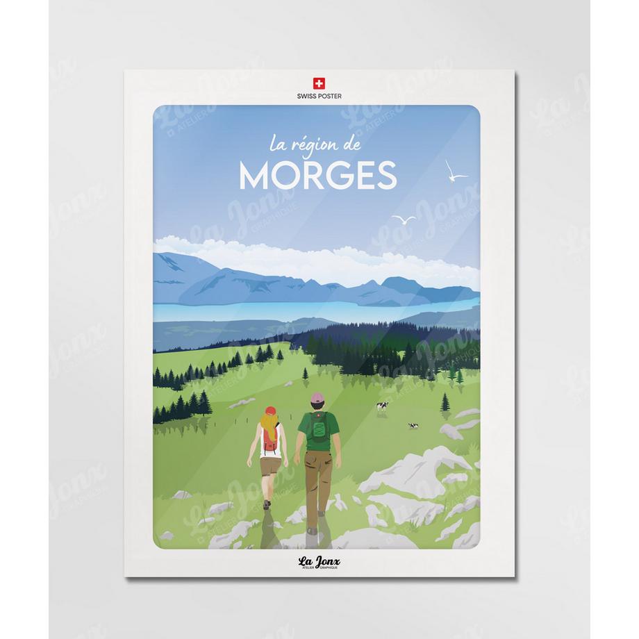 La-Jonx Morges, la région - Poster  
