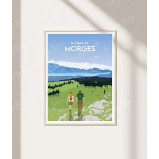 La-Jonx Morges, la région - Poster  