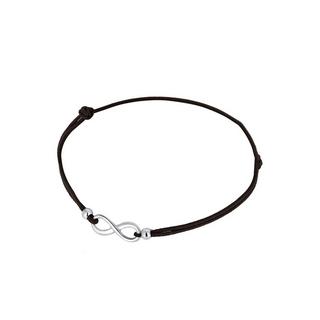 Elli  Bracelet Femmes Symbole Infinité Élastique Noir 