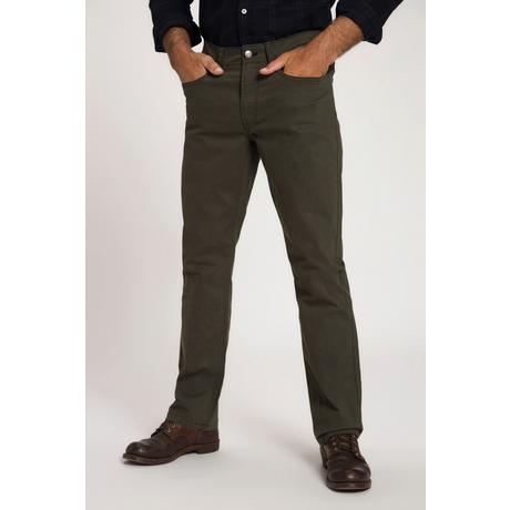 JP1880  Pantaloni di twill con taglio speciale per l'addome, cinque tasche e vestibilità normale 